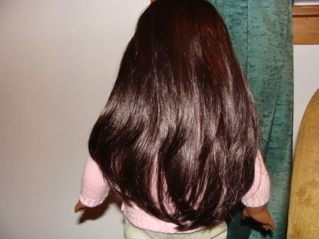 Brown Hair On Dark Skin. 45 - Dark skin, layered rown