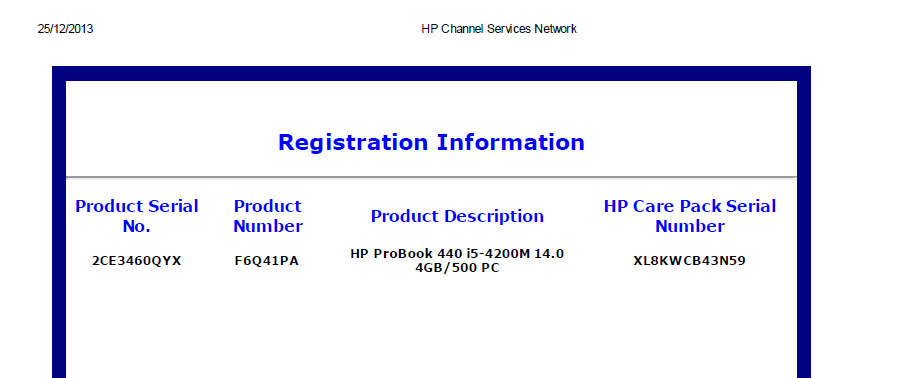 HCM - HP Probook 440 G1 bh dài. - 2
