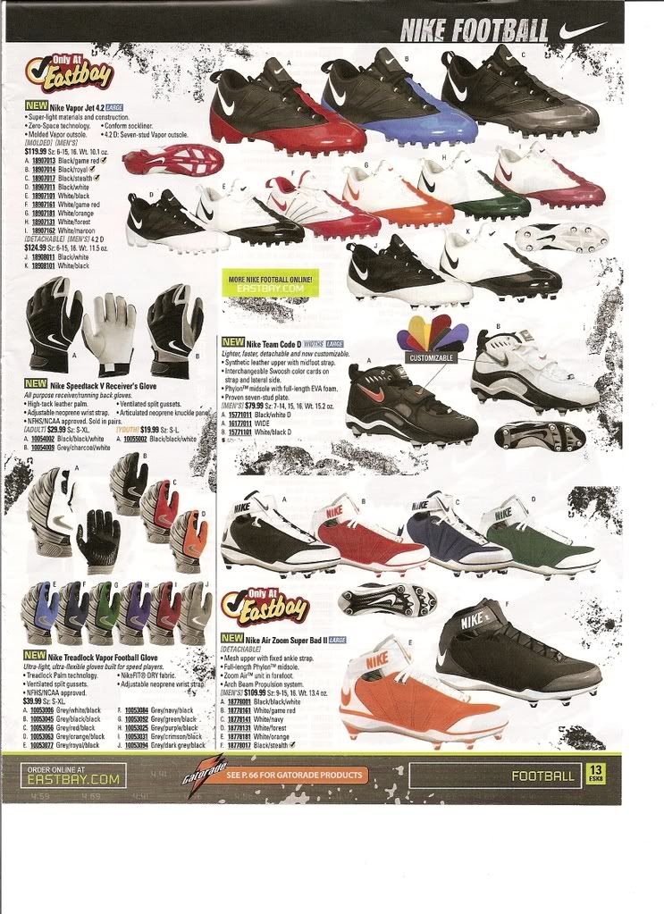 NIKE'S FALL '09 FOOTBALL CLEATS UP ON EASTBAY Page 2