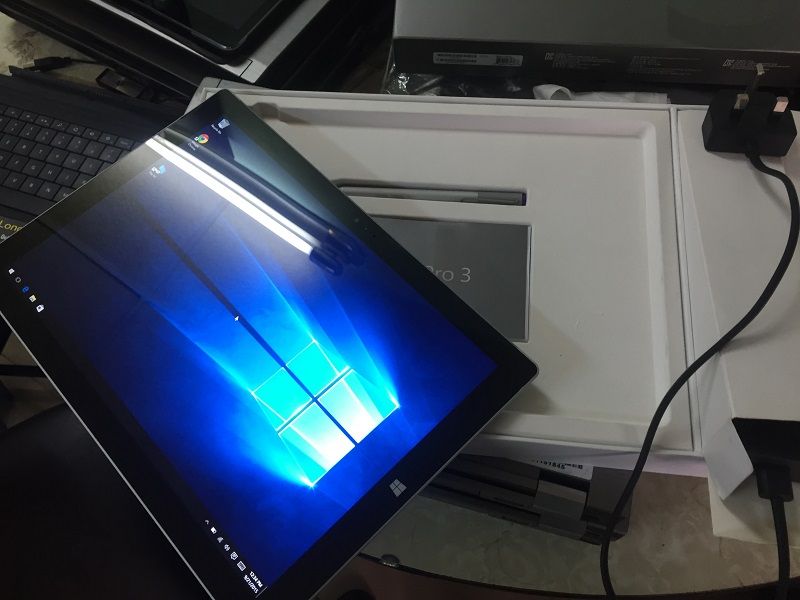 MS Surface Pro 3 Core i5 Full Box + Type cover - 1