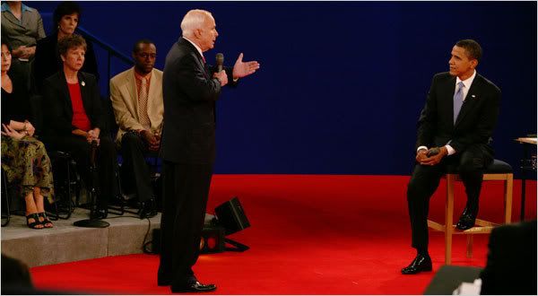 Obama and McCain's 2nd Debate Pictures, Images and Photos