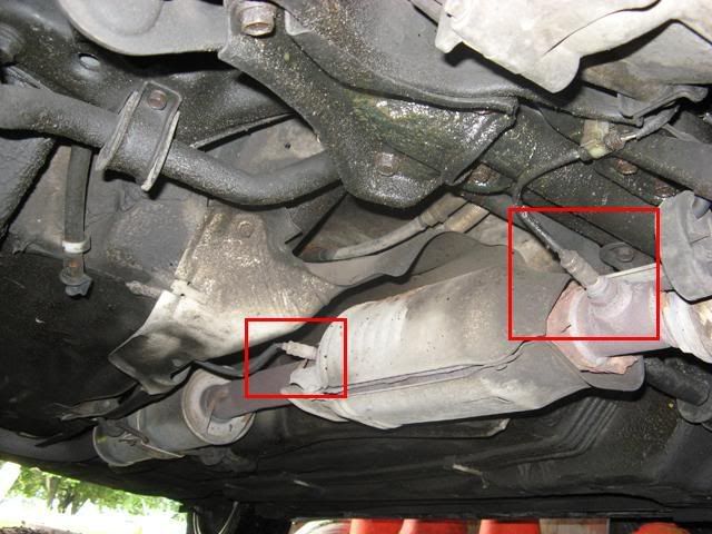 Location oxygen sensor honda prelude #4