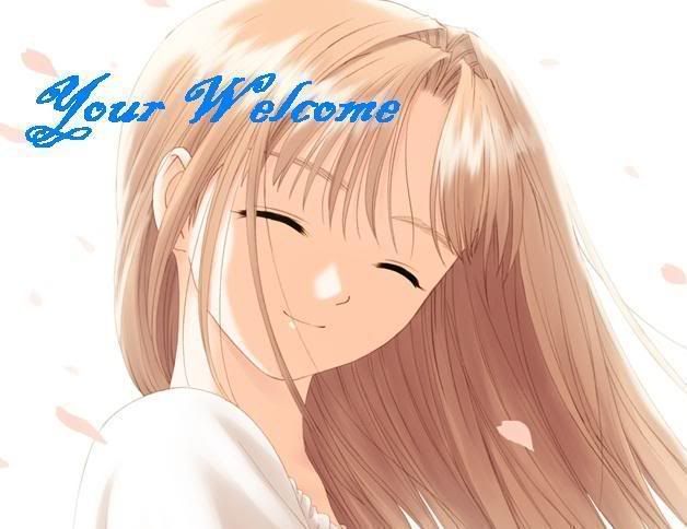 your welcome anime Pictures, Images and Photos