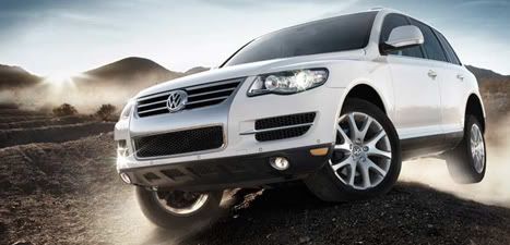 2009 Volkswagen Touareg II, rock crawling