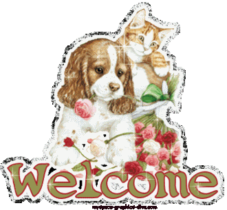 Myspace welcome graphics,puppy