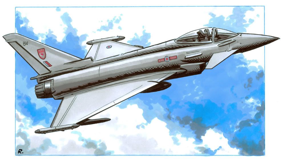 Eurofighter,Illustration,Graeme Neil Reid