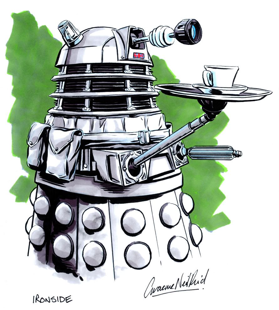 Graeme Neil Reid,Illustration,Ironside,Doctor Who,Dalek