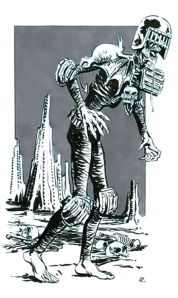 Graeme Neil Reid,Illustration,2000ad,Judge Death