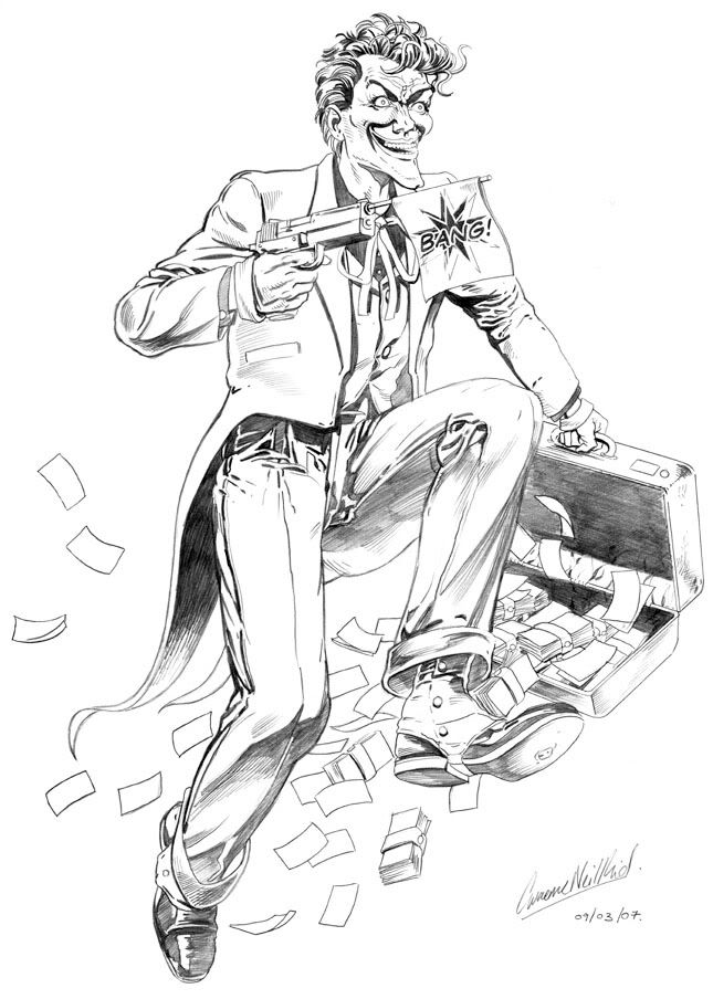 Ian Brown,illustration,Graeme Neil Reid,Joker