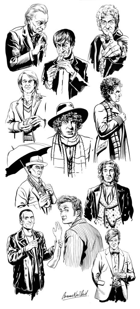 Doctor Who,illustration,Graeme Neil Reid