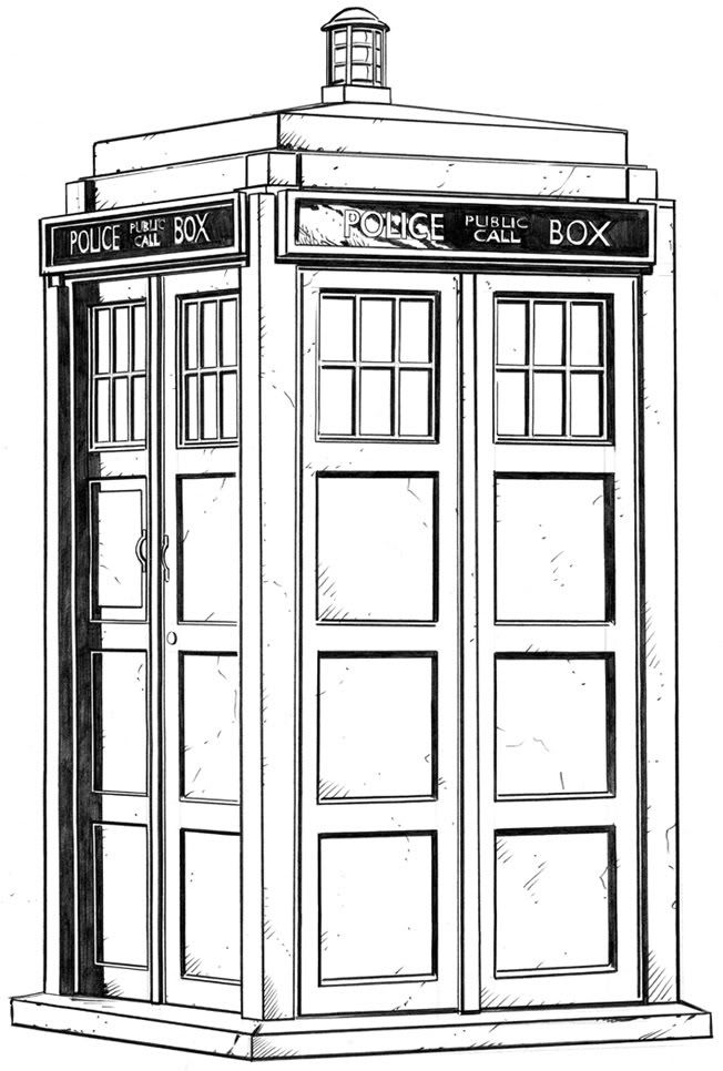 Graeme Neil Reid,Illustration,Doctor Who,Tardis