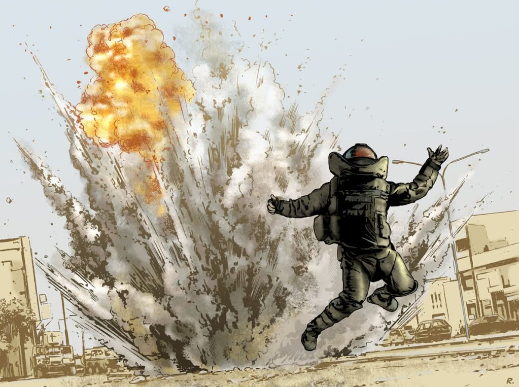 Illustration,Graeme Neil Reid,The Hurt Locker,D-Day