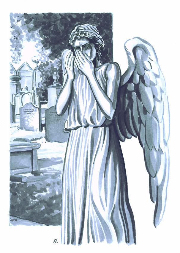 Graeme Neil Reid,Illustration,Doctor Who,Weeping Angel