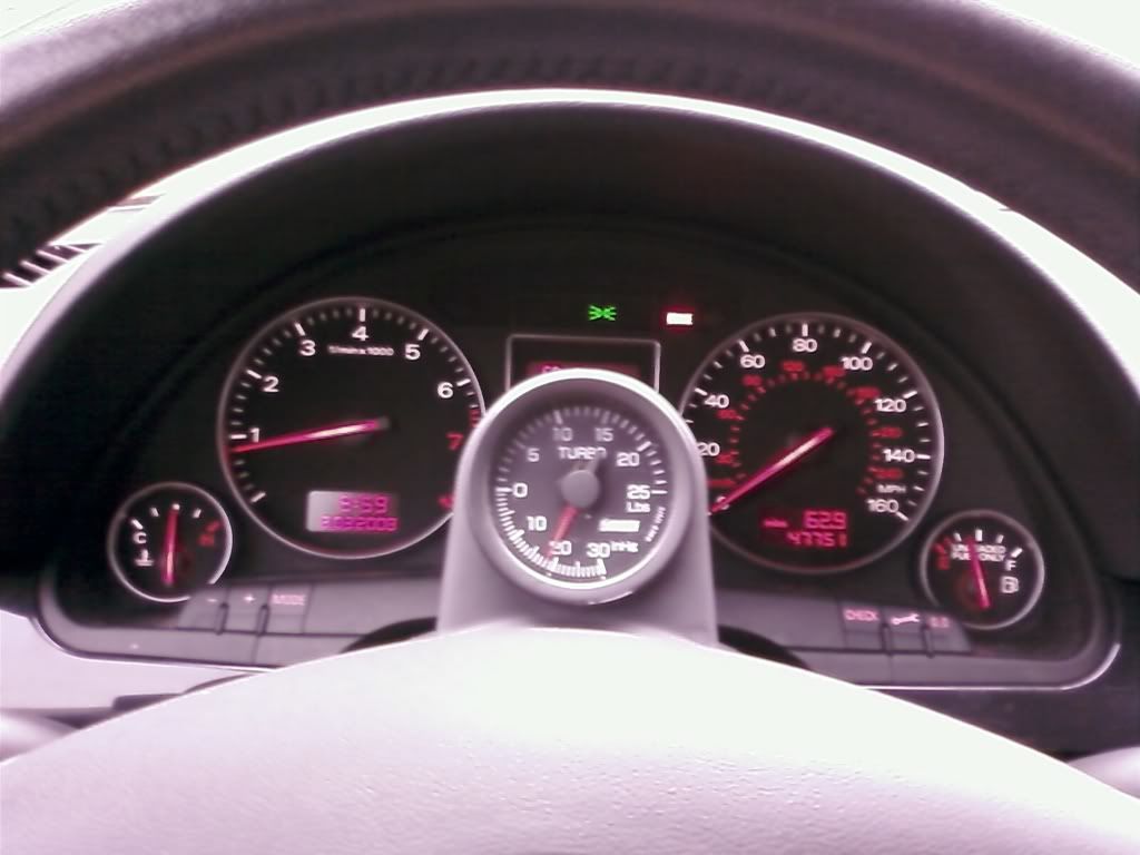 fs ECS Column Mounted Boost Gauge & Pod Kit VW Vortex Volkswagen Forum