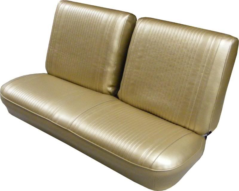 1966 Tempest Custom Coupe & Convertible Front Split Bench Seat Covers