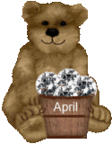 april teddy bear