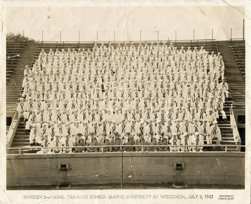 Navy Radio School Group Picture