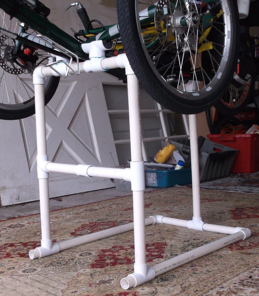 pvc bike repair stand