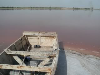 boat at lac rose