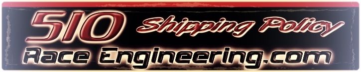 510 Race Engineering Shipping Policy on Ebay