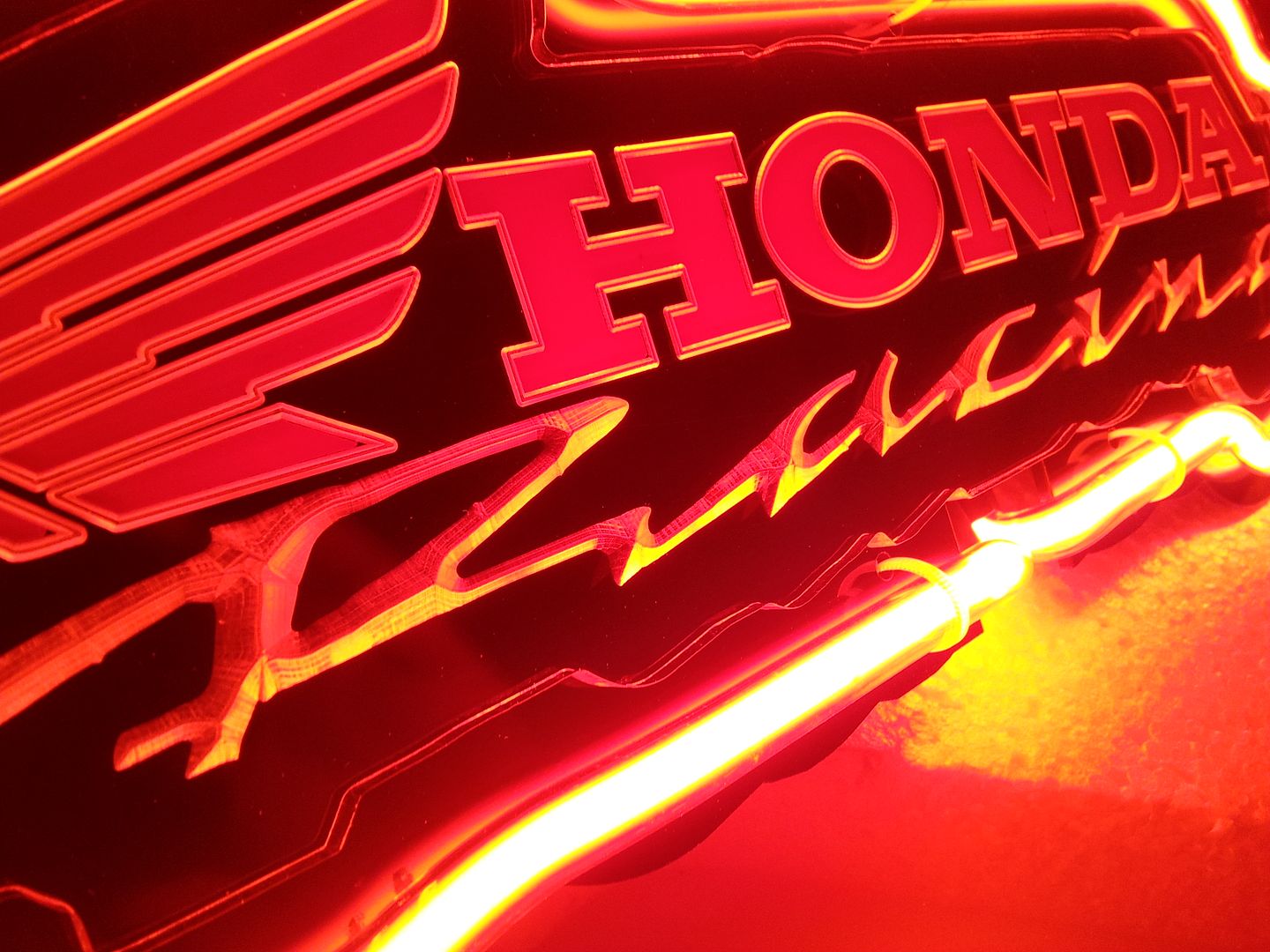 Honda racing neon sign #1