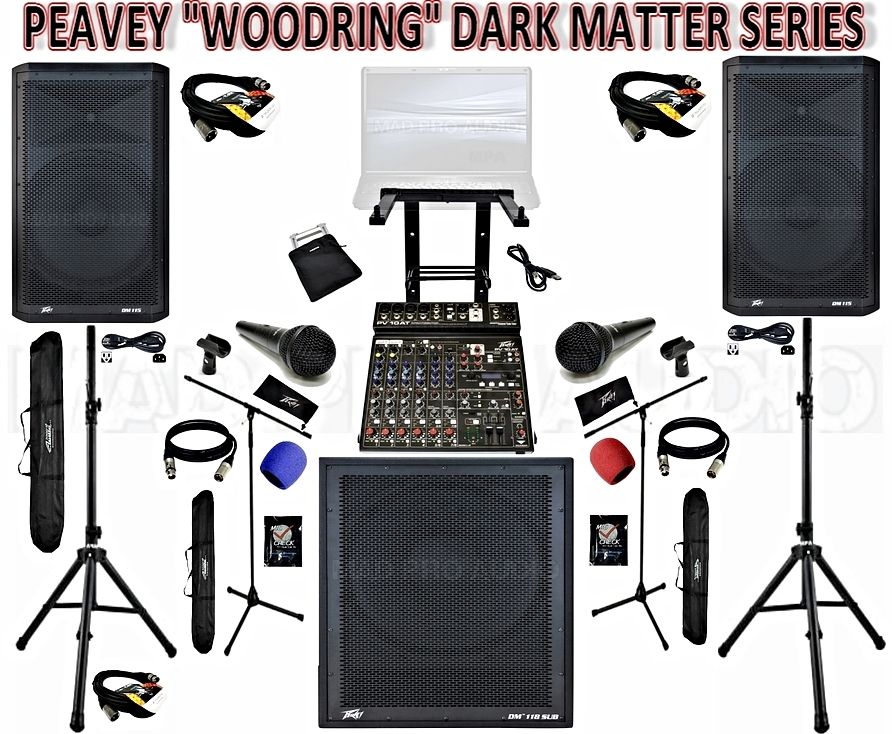 Peavey Speakers, Peavey Mixer, pro kj system by Madproaudio