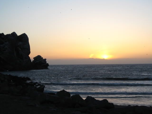 Sunset at Morro Rock