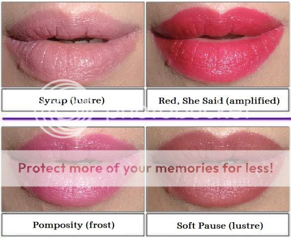 MAC Lipstick Swatches