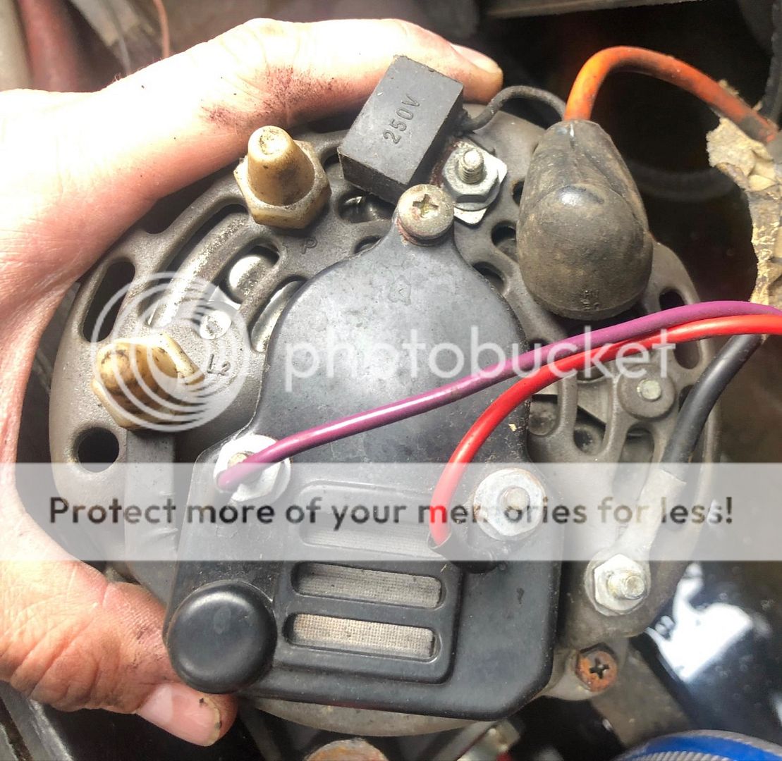 Mercruiser Alpha 4.3L V6 running rough after alternator replacement