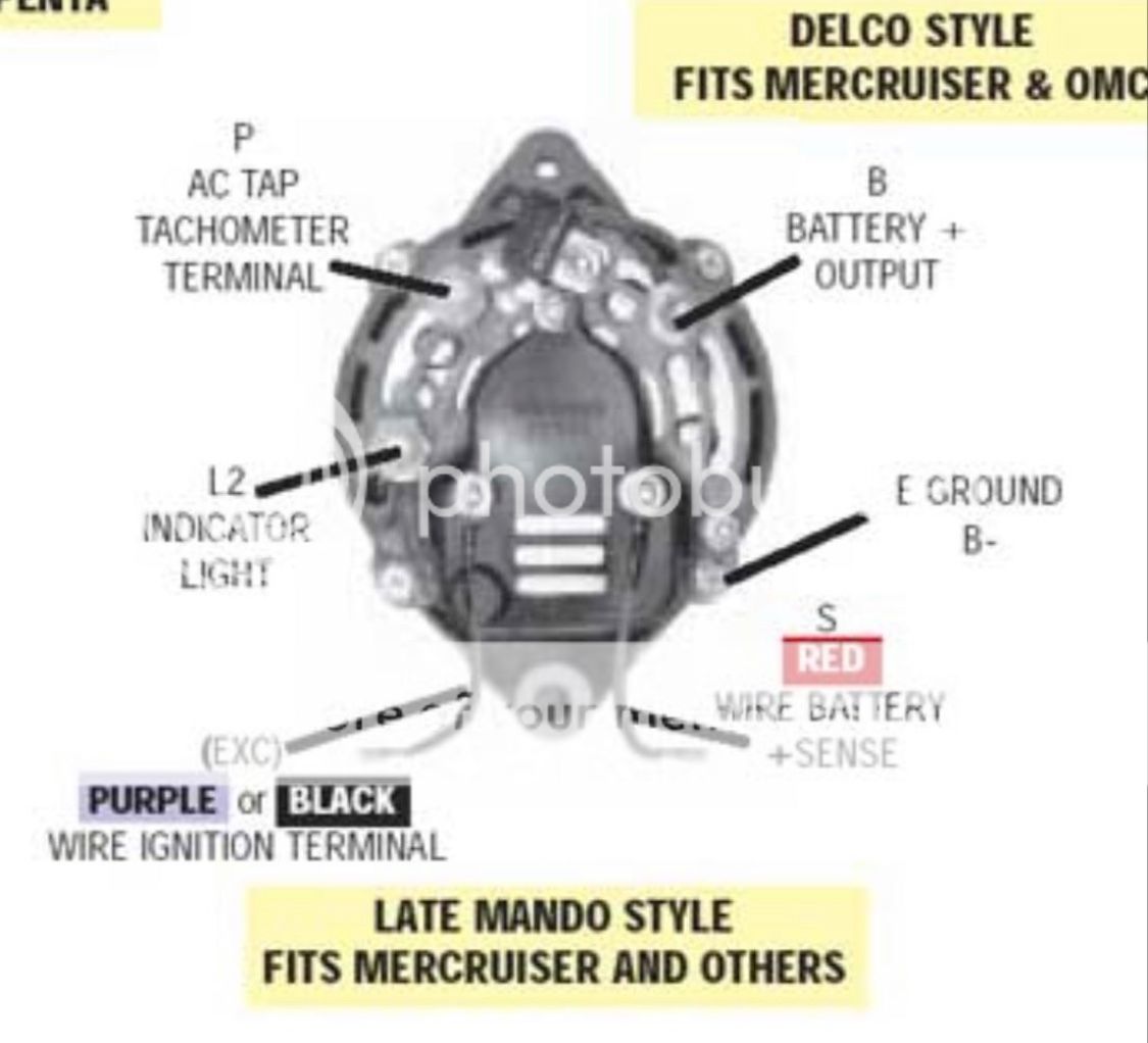 Mercruiser Alpha 4.3L V6 running rough after alternator replacement