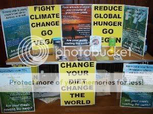 Display exposes the devastating environmental impact of meat/dairy production