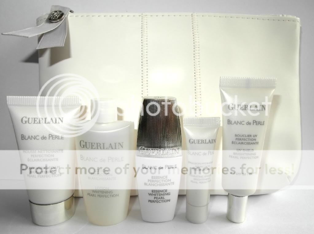 Guerlain BLANC de PERLE Essence Lotion Emulsion UV X6  