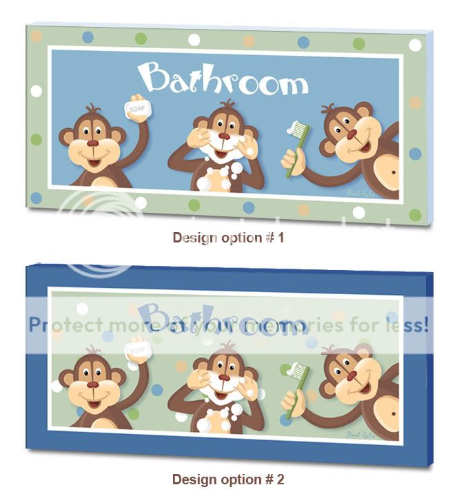 Matching Bathroom Door Signs are also available in my store