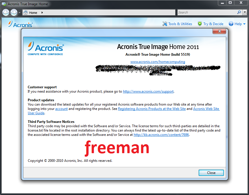 acronis true image home 2011 portable