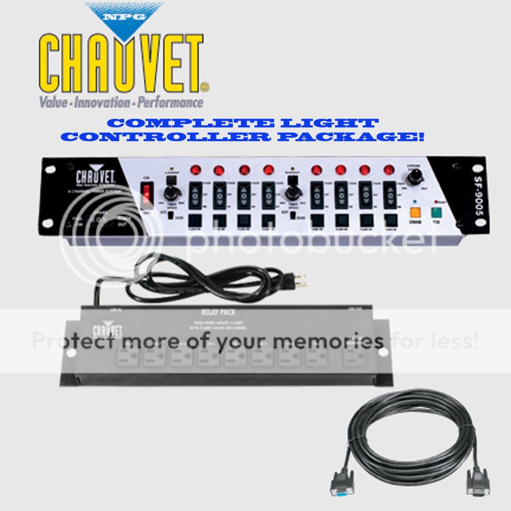 KARAOKE DJ LIGHT LIGHTING SYSTEM PACK LED CHAUVET CLUB  