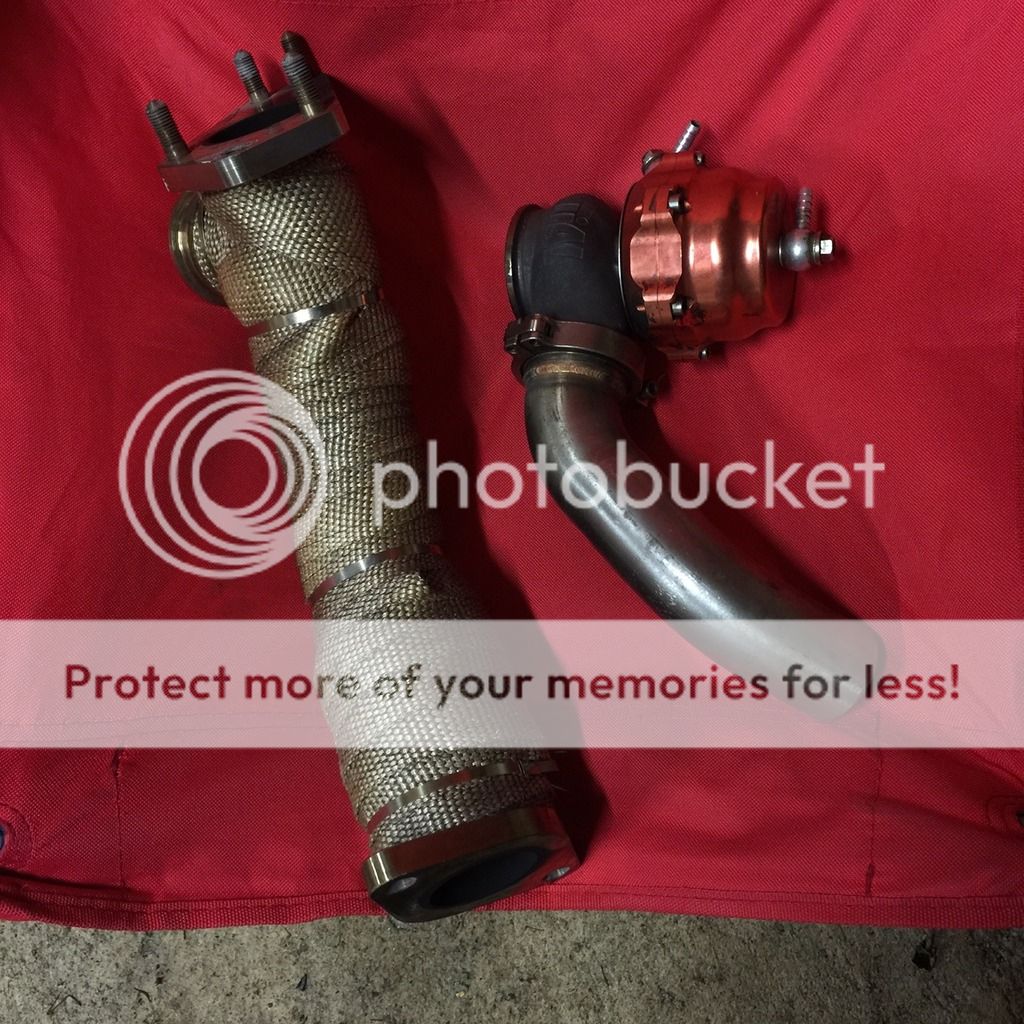 FS (For Sale) Grimmspeed EWG up pipe with Perrin Tial Wastegate Heat